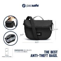 ราคา ❤ Pacsafe GO Saddle Crossbody กระเป๋าสะพายข้าง กระเป๋ากันขโมย (27853313121)