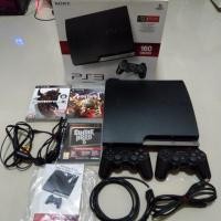 ราคา Ps3 SLIM สีดำ 160 GB อุปกรณ์ครบพร้อมเกม 3 แผ่น (6033126030)