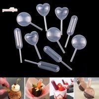 ราคา Paravy 50pcs Mini Liquid บีบ Droppers ทิ้ง Jam Dropper สําหรับ Cupcake ซอส Transfer tes Droppers เค้กขนมเครื่องมือ TH (51062311420)