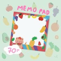 ราคา MTnumber11 memopad - FRUITY กระดาษโน๊ตสันกาวฉีกได้ (ไม่มีแถบกาว) ลายผลไม้สดใส (10641445753)