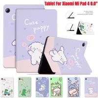 ราคา แท็บเล็ตสําหรับ Xiaomi Mi Pad 4 MiPad 4 MiPad4 กรณีคุณภาพสูงเหงื่อหนัง PU น่ารักรูปแบบฝาครอบพลิก (25147958419)