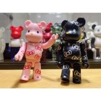 ราคา (ของแท้) คู่ Be@rbrick Series 9 Cute & Secret Cute: Sanrio "Hello Kitty" Pink & Black (Bearbrick) (19763681205)