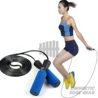 ราคา เชือกกระโดด เชือกกระโดดมีลูกปืน ฟิตเนสลดน้ำหนัก กีฬา pvc ลวดสลิง jump rope ปรับความยาวเชือกได้ (55401026881)