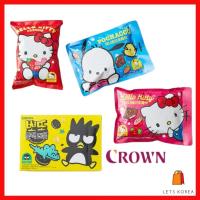 ราคา [KOREA CROWN] ขนม Sanrio Character Edition 4 ประเภท / HELLO KITTY POCHACCO (27085649668)
