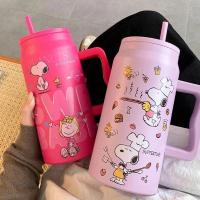 ราคา แก้วเก็บอุณหภูมิ Snoopy มีฝาและหลอดให้ครบเซ็ท แก้วสแตนเลส แก้วเก็บความเย็น (28477304366)