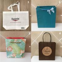 ราคา ถุงกระดาษ ถุง ถุงผ้า แบรนด์ EUCERIN , ลายดอก , สีเขียว , Venchi สวยมาก สภาพสวย ใช้ใส่ของ สวยหรู แนะนำมาก (5393002457)