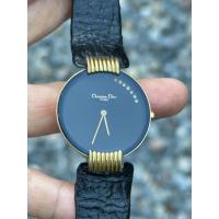 ราคา Rare Find Christian Dior Paris Black Moon 7P Diamonds Wristwatch , Swizz Made (44471574786)