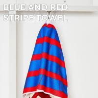 ราคา Sardine ผ้าขนหนู ผ้าไมโครไฟเบอร์ Blue & Red Stripe Towel ขนาด 30x40 cm (23247057479)