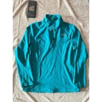 ราคา The north face แท้ มือสองสภาพดี รุ่นผ้ายืด น้ำหนักเบา สีเขียวน้ำทะล (45051301499)