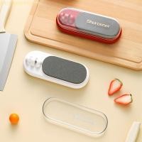 ราคา SHOEEMPORIUM 3 in 1 เครื่องตัด Sharpener, พร้อมรูแขวน Multi-Functional Kitchen CUTTER หินเจียร, Quick Sharpening คู่มือลื่นเฉือน Sharpening เครื่องมือใช้ในครัว (56510990317)