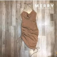 ราคา งานป้าย merry เดรสปรับสั้นยาวได้ ใหม่‼️ (2167038516)
