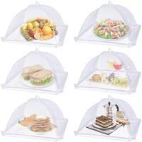 ราคา LargeFoodCover,6PackMeshFoodTent,17"x17",WhiteNylonCovers,Pop-UpUmbrellaScreen,Parties,BBQ (51662255132)