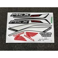ราคา สติ๊กเกอร์ MSX 125 เอ็มเรสเอกซ์ สีขาว ปี 2015 รุ่น 2คุณภาพดึราคาถูก (6957342138)
