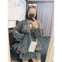 ราคา จั้มสูทสั้น ลายดอกไม้ จั้มสีชมพู จั้มสาวอวบ (4651744756)