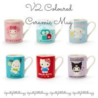ราคา * SG * V2 แก้วเซรามิคสี (Hello Kitty, Cinnamoroll, Melody, Kuromi, Pochacco Sanrio) (29517017507)