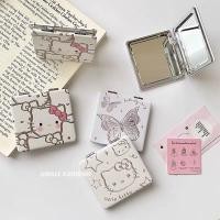ราคา พร้อมสต็อก การ์ตูนกระจกขนาดเล็กหญิงดาว สวัสดี คิตตี้ กระจกแบบพกพาแบบพกพาแบบพกพามินิกระจกแต่งหน้าสแควร์สาวกระจกสองด้าน (51408279220)