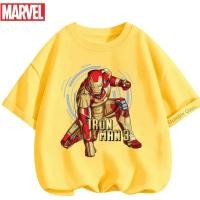 ราคา เสื้อยืดเด็กไอรอนแมน เสื้อท็อปเด็กผู้หญิงอเวนเจอร์ เสื้อท็อปเด็กผู้ชายมาร์เวล เสื้อผ้าอนิเมะใหม่ 2026 (48057651190)
