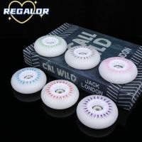 ราคา REGALOR0G 4 ชิ้นลูกกลิ้งล้ออะไหล่ 60 มม.62 มม.Multicolors 90A อินไลน์สเก็ตกลางแจ้ง (56611678663)