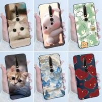 ราคา เคสน่ารักสําหรับ โนเกีย 6.1 / โนเกีย 6 2018 / โนเกีย 6.1 บวก / โนเกีย X6 การพิมพ์เชลล์ฝาครอบป้องกันซิลิโคนอ่อนนุ่มการ์ตูนปลอกสีดํา (46456060727)