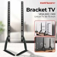 ราคา Universal 36-75 นิ้ว LCD LED TV Stand Holder Bracket บนโมเดิร์น Minimalist Standing Table Taffle (40655707385)