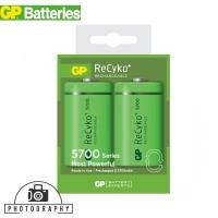 ราคา GP RECYKO 5700 RECHARGEABLE D 1.2V 5700mAh ถ่านชาร์จ จำนวน 2 ก้อน (6305628534)