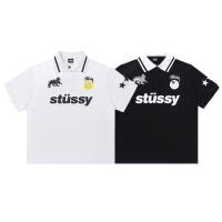 ราคา WAFI STU American-style straight loose fit polo Shirt Short Sleeve T Classic Embroidered Shirt logo Printing (47311783888)