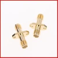 ราคา SMA Female to SMA Female RF Coaxial Adapter 2 Hole Flange Secure Mounting for Wireless Router Antenna Extension Application (47961157899)