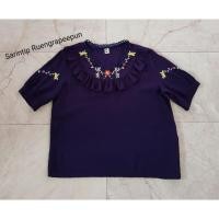 ราคา KK FASHION เสื้อปักดอกไม้ อก 38" (19065229976)