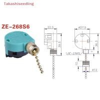 ราคา (Takashiseedling) สวิตช์พัดลมเพดาน 3 ความเร็ว 4 สาย ZE-268S6 สวิตช์ควบคุมความเร็วแบบโซ่ดึงพัดลม (45008630657)