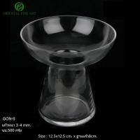 ราคา OrientalFineArt แก้วทรงพานพุ่ม แก้วสวยๆรูปแบบModern สำหรับใส่อาหารเครื่องดื่มเพื่อความสวยงาม(GON-S) (7741926714)