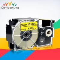 ราคา Label Tape 18mm XR-18YW Black on Yellow Cartridge Maker Compatible for Casio KL-G2 KL-120 KL-130 KL-200 KL-7000 (17349149732)