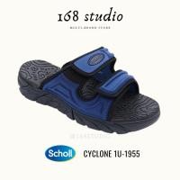 ราคา Scholl รองเท้าสกอลล์-ไซโคลน สีน้ำเงิน/น้ำเงิน Cyclone รองเท้าแตะสวม รองเท้าสุขภาพ เบา ทนทาน รหัส 1955 (20047011009)
