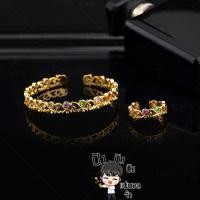 ราคา แหวนโอม กำไลโอม ล้อมพลอยนพเก้า สัญลักษณ์ศักดิ์สิทธิ์ ความมงคล โชคดี ประสบความสำเร็จ P117 (46005877851)