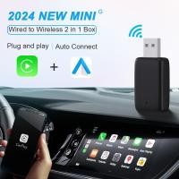 ราคา Wireless carplay Android auto Wireless Plug and Play Smart Mini Adapter Box apple carplay Wireless USB Dongle Fast Connect (28267471144)