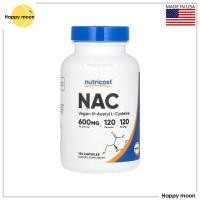 ราคา Nutricost, NAC, Vegan N-Acetyl L-Cysteine, 600 mg, 120 Capsules (41517092389)