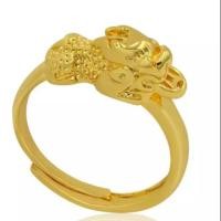 ราคา แหวนทอง นำเข้าจากประเทศฮ่องกง แหวนปี่เซียะ ชุบทอง18k แหวนฟรีไซส์(ปรับขนาดได้) งานจิวเวอรี่เกรดA ไม่ลอกไม่ดำ สินค้าขายดี (5341717538)