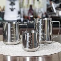 ราคา เหยือกตีฟองนม 350ml/600ml /1000ML Stainless Milk Pitcher สเตนเลส304 ถ้วยตีฟองนม เหยือกกาแฟ Milk Pitcher สเตนเลส (25934183521)