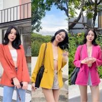 ราคา Basic Blazer สไตล์เกาหลี เสื้อสูทสไตล์เกาหลี (12914375338)