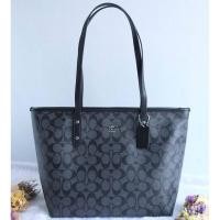 ราคา Coach tote 16นิ้ว มีซิป ใหม่แท้100% พร้อมส่ง (1730619488)
