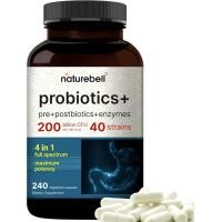 ราคา NatureBell Probiotic 200 Billion CFU – 40 Strains Per Serving | 240 Veggie Capsules (53009158309)