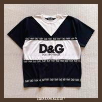 ราคา DOLCE&GABBANA T-Shirt เสื้อยืดมือสอง ✔️ (24616436699)