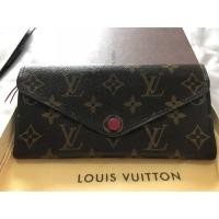 ราคา LV Monogram Josephine Wallet Rouge ของแท้ 100% (1595952360)