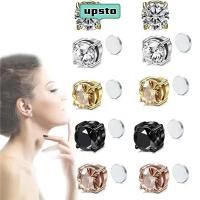 ราคา UPSTO คลิปหูฝังเข็มแม่เหล็ก,บําบัดไม่เจาะต่างหูบําบัดด้วยแม่เหล็กน้ําเหลือง, แฟชั่นความวิตกกังวลและความเครียดลดน้ําหนักน้ําเหลืองระบายน้ําหูสตั๊ดผู้ชาย (50361110791)