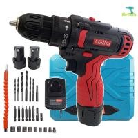 ราคา MOLITA สว่านไร้สาย สว่าน 32V 2 ระบบ พร้อมชุดอุปกรณ์ (แบต 2 ก้อน)ฟรีแถมอุปกรณ์32ชิ้น สีดำแดง (5458576127)