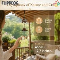 ราคา พลิก6 แขวนระฆังเครื่องประดับ,โลหะทองโลหะช้างลมตีระฆัง,เพื่อนของขวัญทางเลือก17.7ในช้างลานกลางแจ้งตกแต่งหน้าต่าง (53161955672)