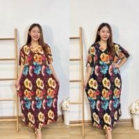 ราคา ชุดคลุมท้อง ชุดพลีท แมกซี่เดรส Pleat Dressพลีทยาวพิมพ์ลายสวย ชุดพลีทยาว ผ้าพรีเมียม แมกซี่เดรสอัดพลีท ชุดคลุมท้องอัดพลีท (10741156440)