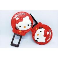 ราคา (แพ๊คคู่) หัวเสียบเข็มขัดนิรภัยเพื่อตัดเสียงเตือน เเบบยาง KITTY แดง ส่งไว (1543) (2052105812)