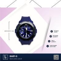 ราคา นาฬิกาข้อมือ CASIO รุ่น BGA-225G-2ADR BABY-G (CMG) นาฬิกาข้อมือสายเรซิ่น สีน้ำเงิน ดำ (663853109)
