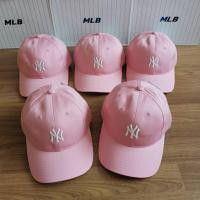 ราคา หมวก MLB โลโก้ NY ตรงกลางอันเล็ก สีชมพู (3754856080)