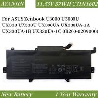 ราคา C31N1602 11.55V 57WH Battery For ASUS Zenbook U3000 U3000U UX330 UX330U UX330UA UX330UA-1A UX330UA-1B UX330UA-1C 0B200-0 (56209941811)